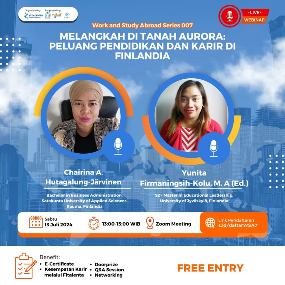Work and Study Abroad Series 007: Melangkah di Tanah Aurora - Peluang Pendidikan dan Karir di Finlandia